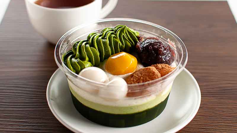 スペシャル宇治抹茶の和パフェ